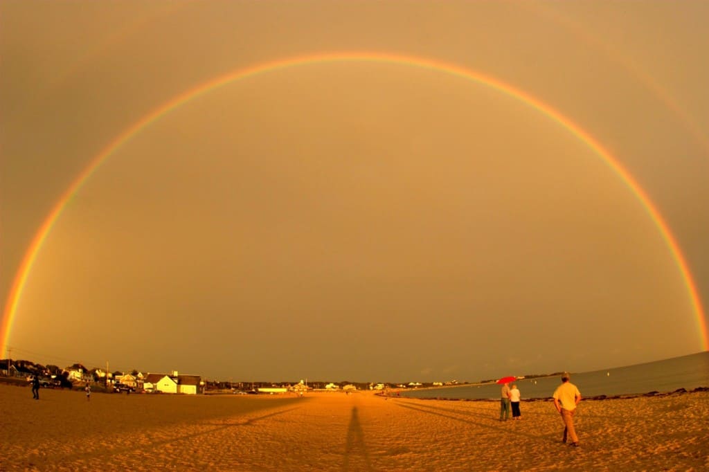 Rainbow as seen at Craigville Beach.